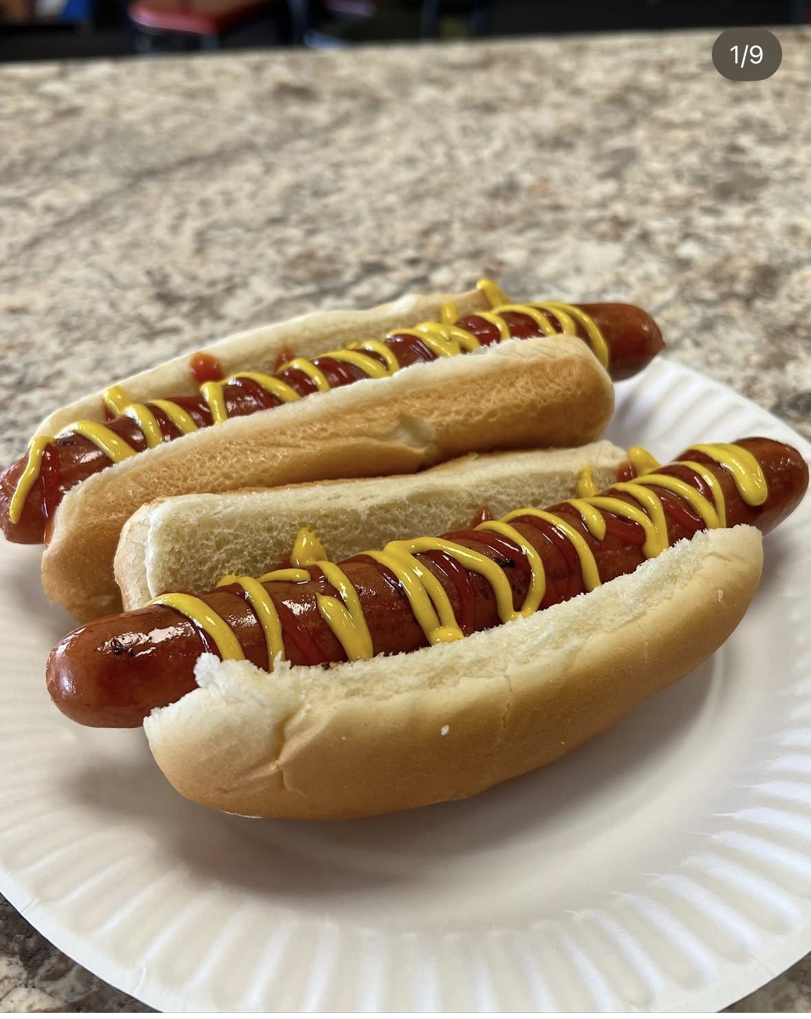 Hot dogs at Famous Uncle Al's